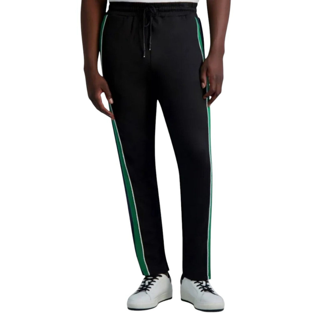 Karl Lagerfeld Lounge Black Polyester Rayon Blend Pants Size XL Men's NWT $178